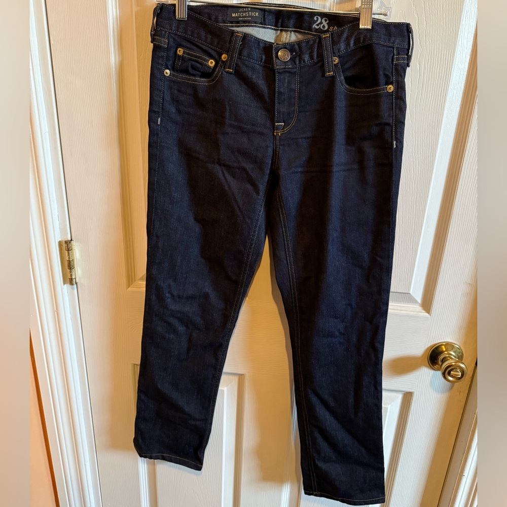J. Crew Matchstick Petite Straight Leg Jeans